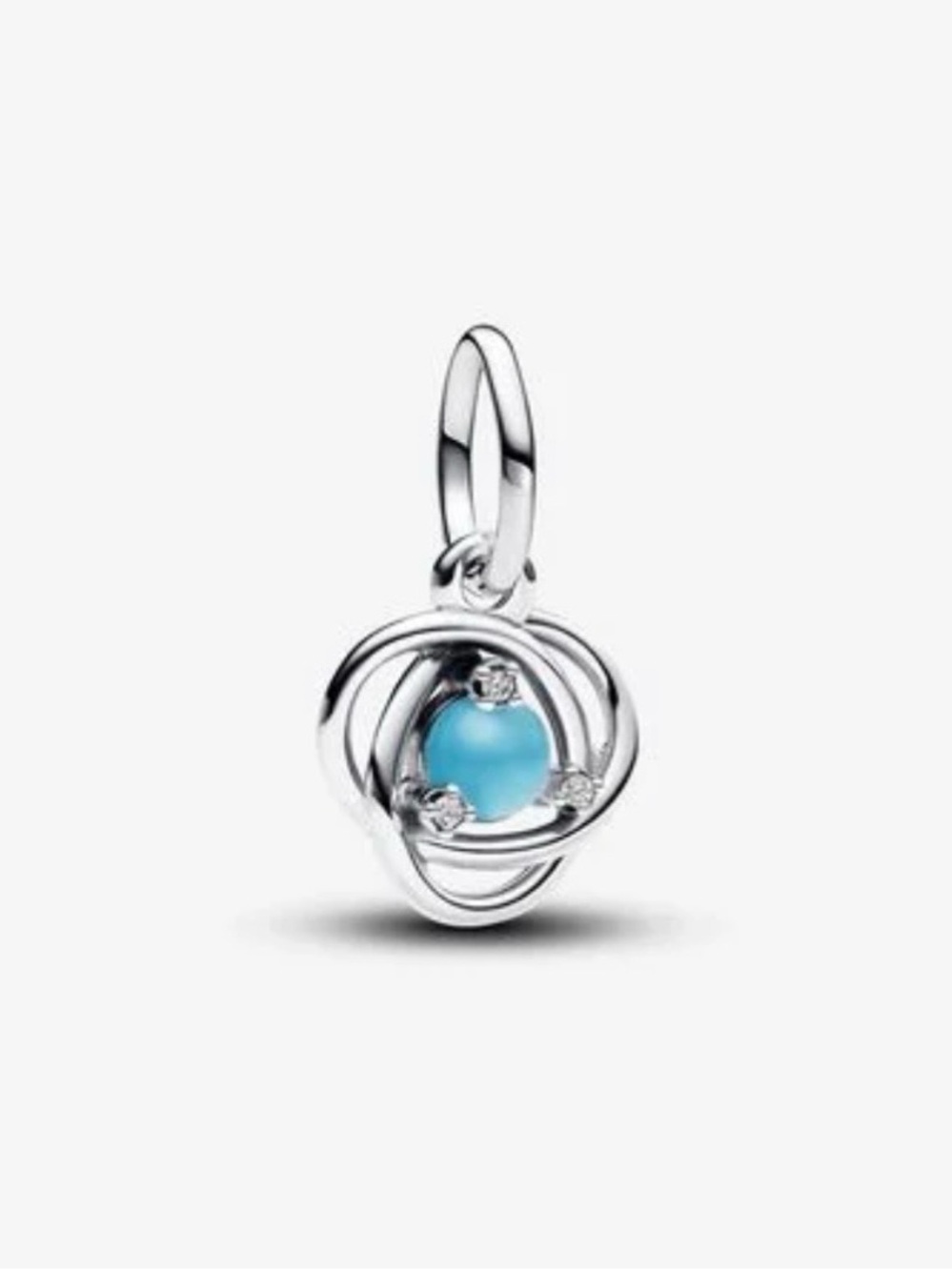 Pandora December Turquoise Eternity Circle Charm